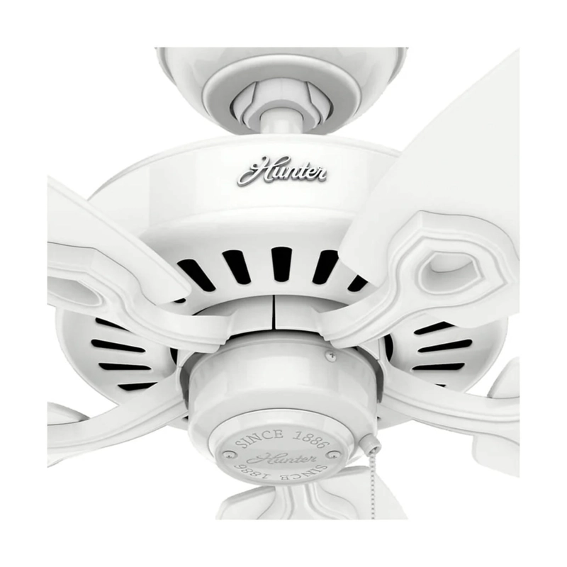 VENTILADOR DE TECHO HUNTER BUILDER ELITE BLANCO 52 - 6