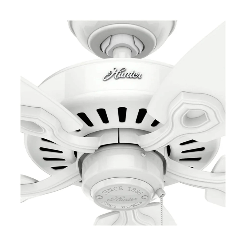 PACK X2 VENTILADOR DE TECHO HUNTER BUILDER ELITE BLANCO 52 - 3