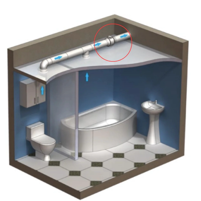 VENTILADOR HELICOCENTRIFUGO EN LINEA AIROLITE TT 160 - 3