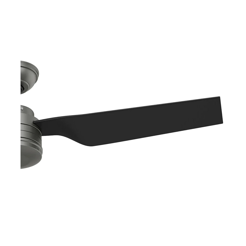 VENTILADOR TECHO HUNTER CABOFRIO OD PLATA - 6