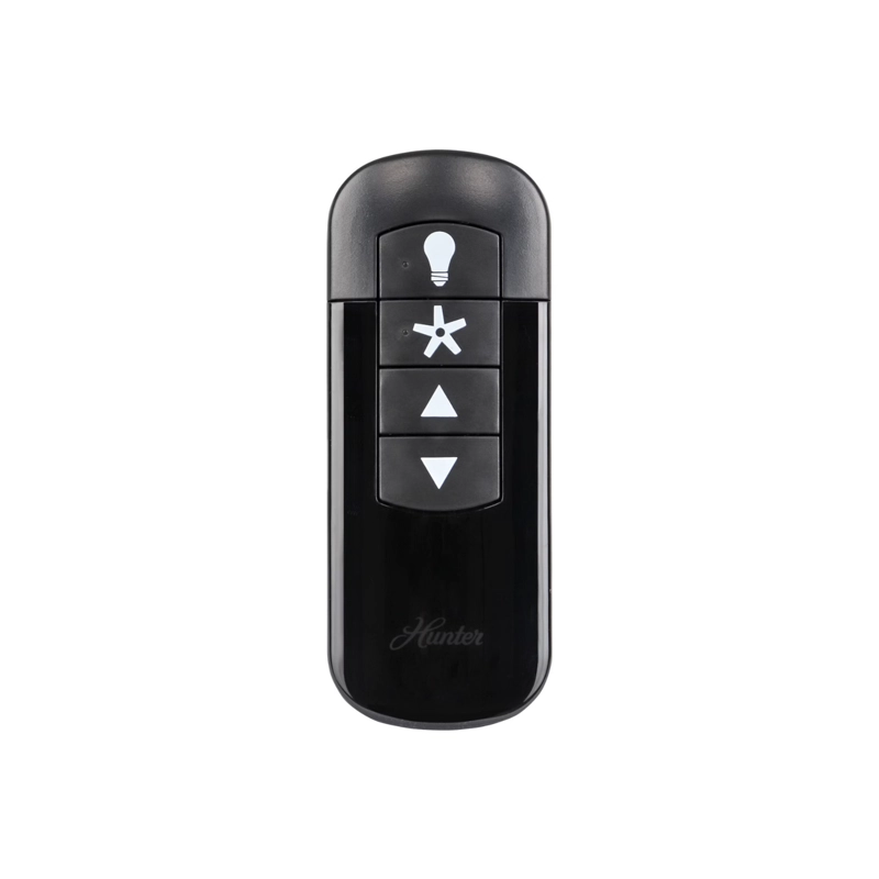 VENTILADOR TECHO HUNTER MILA NEGRO - 7
