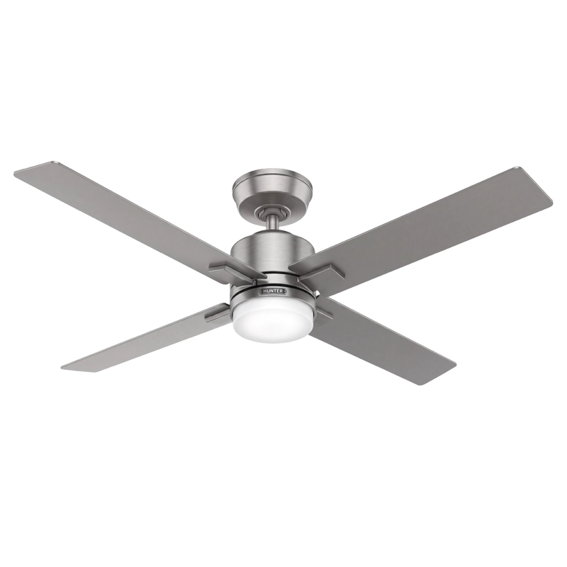 VENTILADOR TECHO HUNTER MILA PLATA MATE - 1