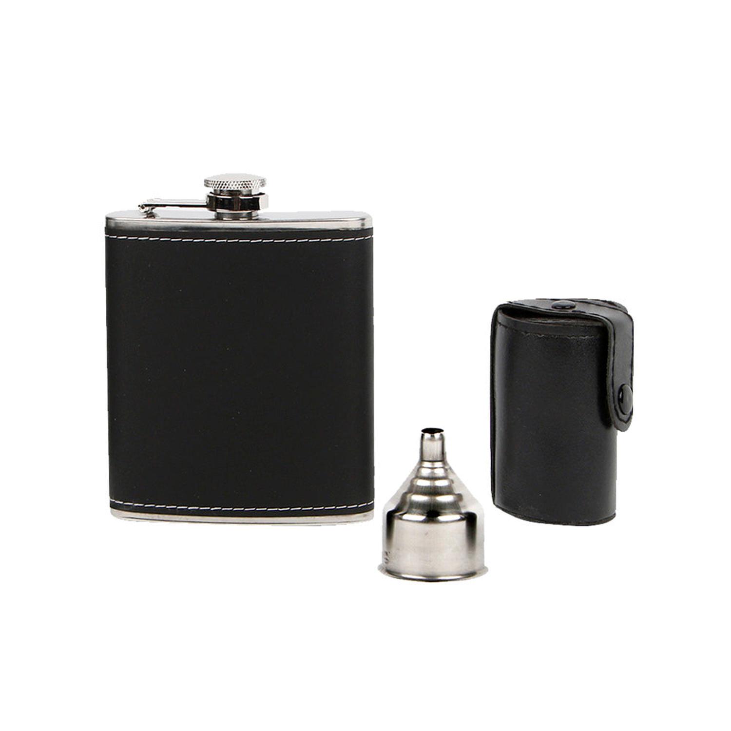 SET HOMEWELL FRASCO 200 ML PETACA + 4 VASOS + EMBUDO - 2
