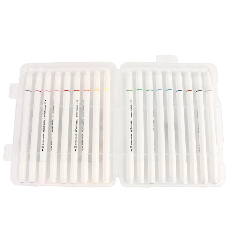 MARCADORES HOMEWELL DOBLE PUNTA DE COLORES 18U - 2