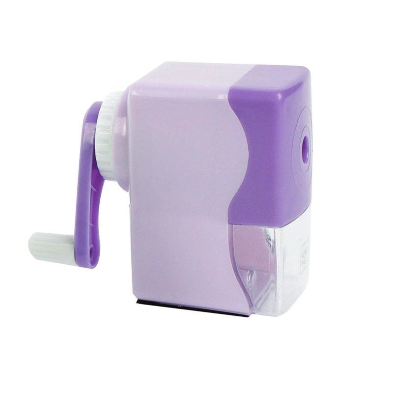 SACAPUNTAS MORADO CON MANIVELA - 1