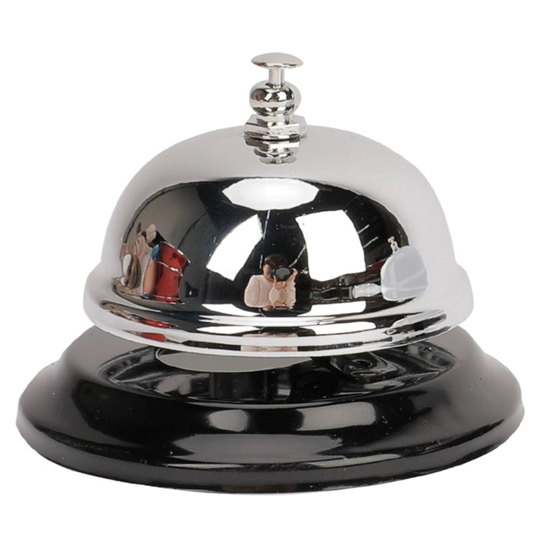 CAMPANILLA DE MESA CLASICA PLATA - 1