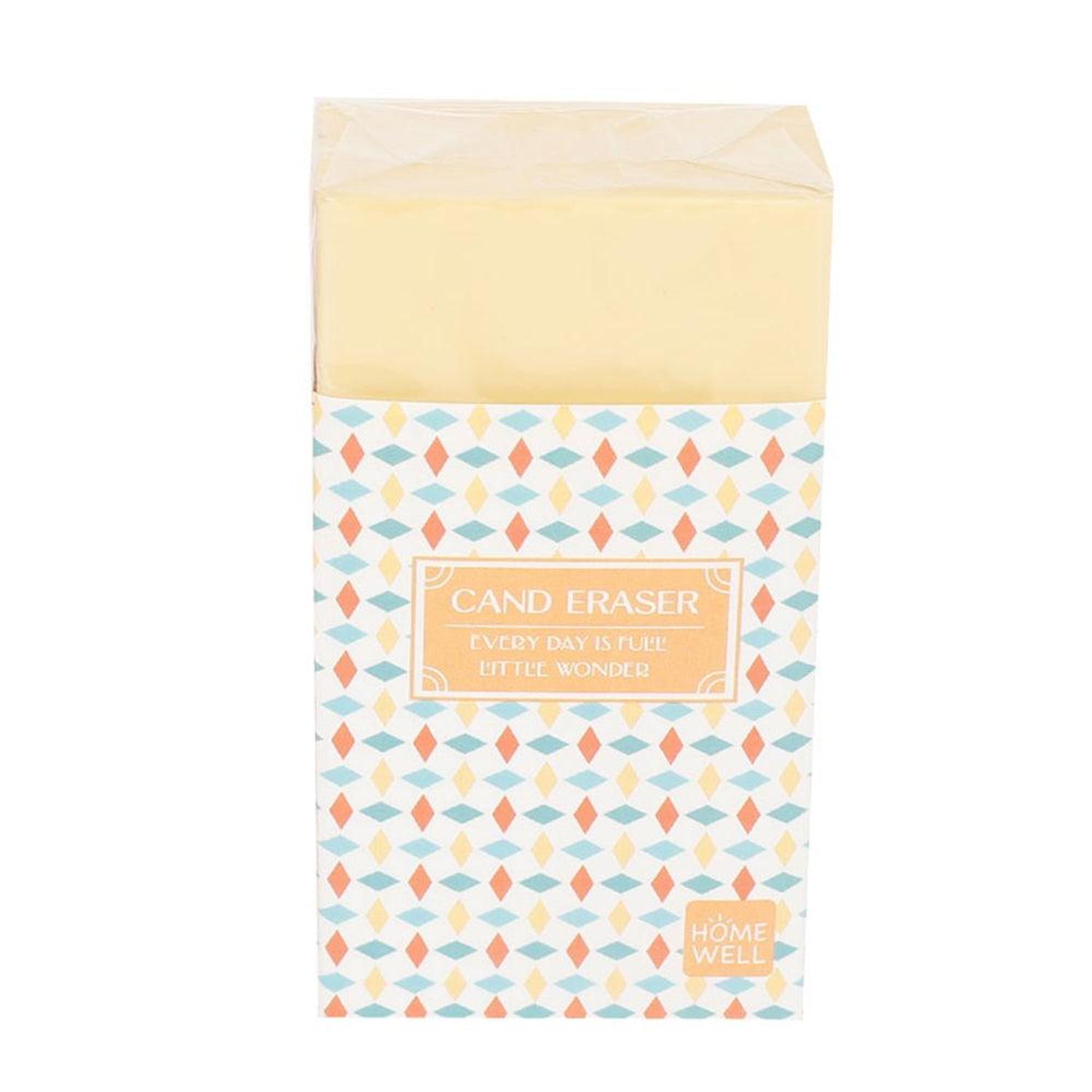 GOMA BORRAR HOMEWELL DISEÑO NARANJA 4X7X2CM - 1