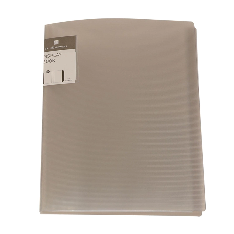 CARPETA DE PLÁSTICO HOMEWELL GRIS 24X13X2CM - 1
