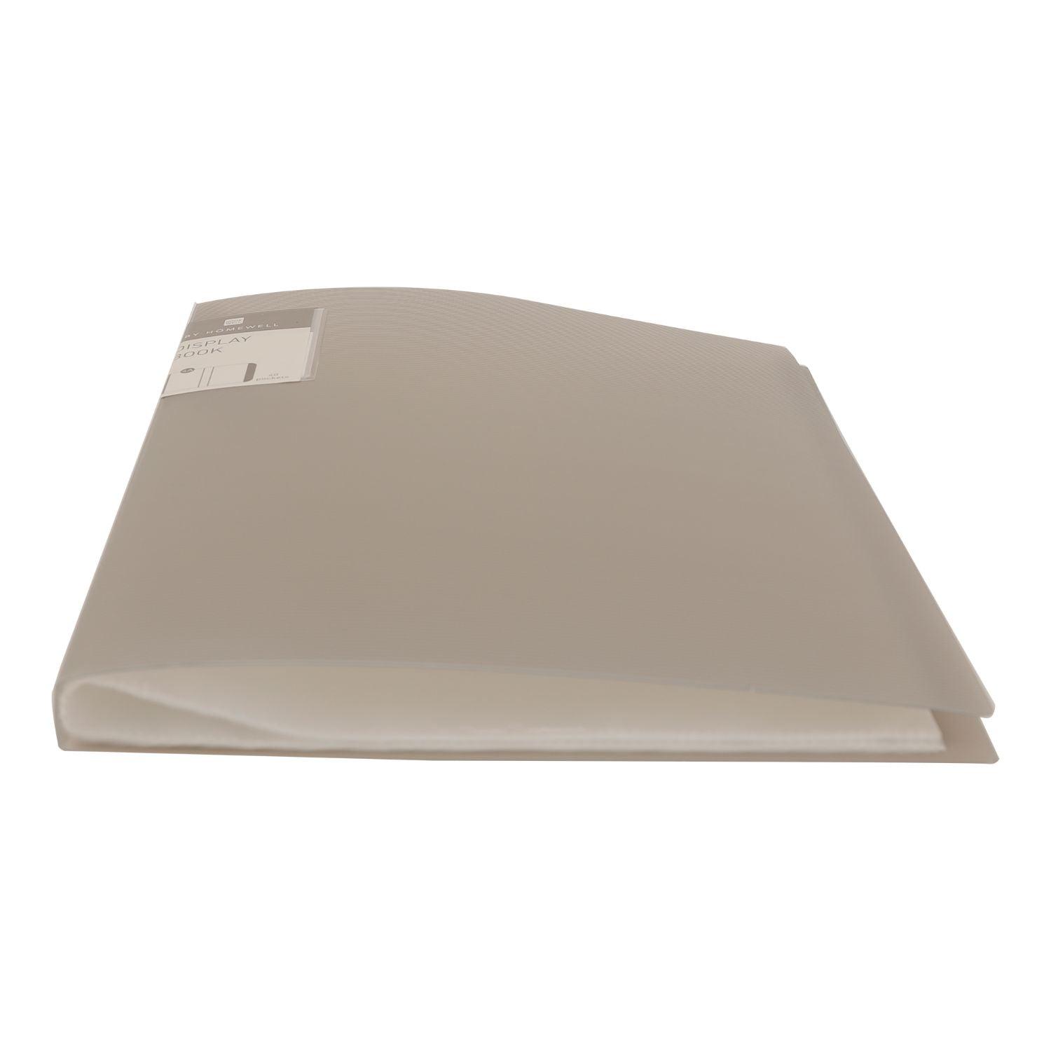 CARPETA DE PLÁSTICO HOMEWELL GRIS 24X13X2CM - 4