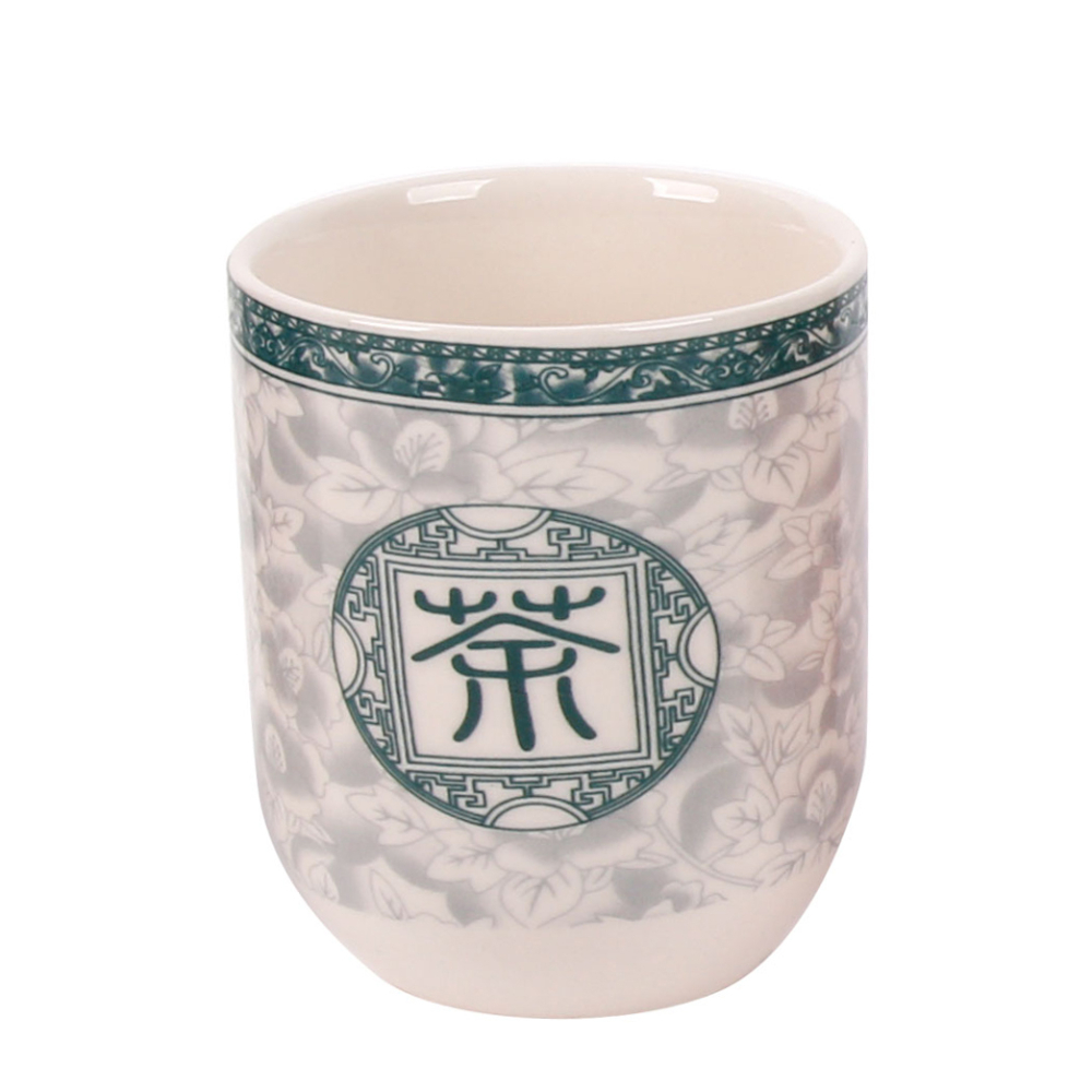 TAZA LOZA DISEÑO VERDE 125ML - 1