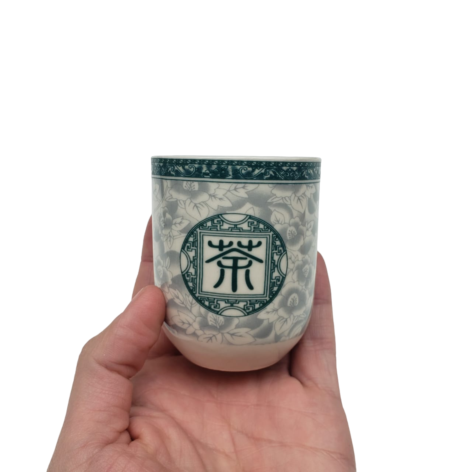 TAZA LOZA DISEÑO VERDE 125ML - 2