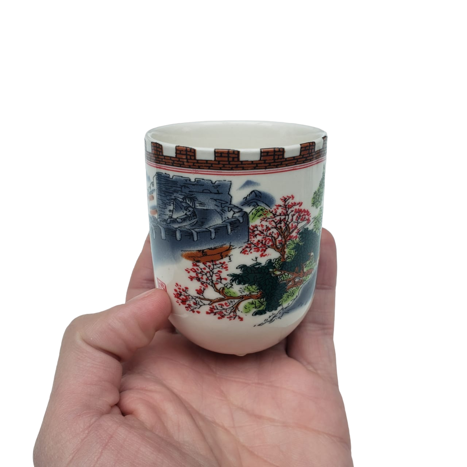 TAZA LOZA DISEÑO MURALLA 125ML - 2