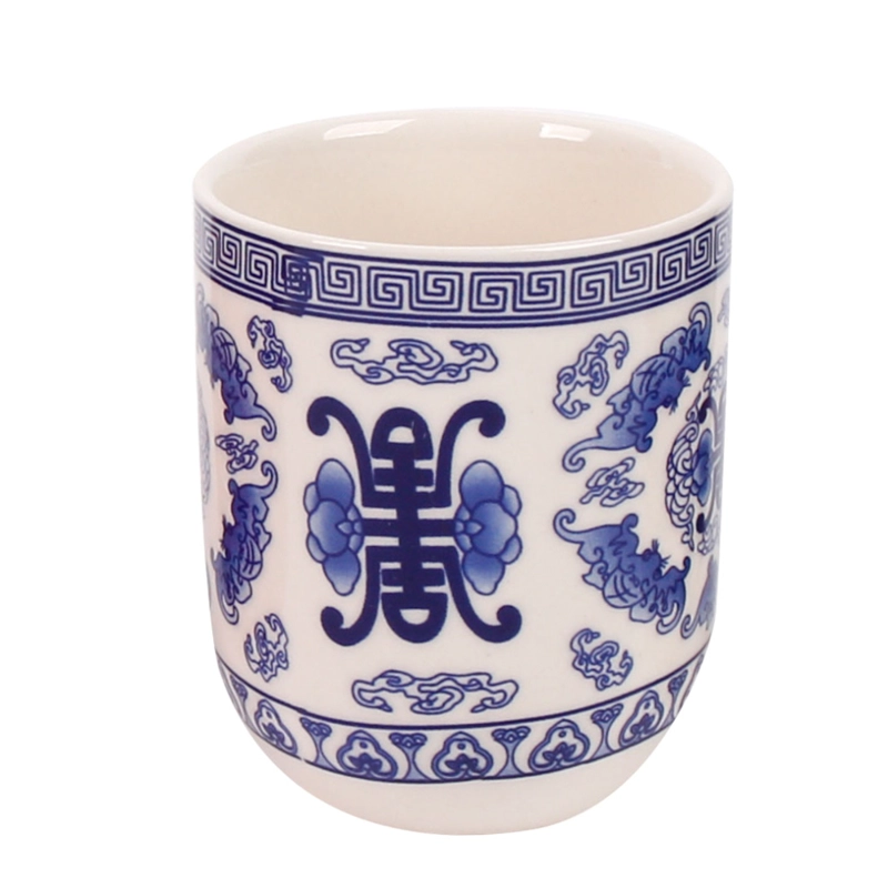 TAZA LOZA DISEÑO AZUL 125ML - 1