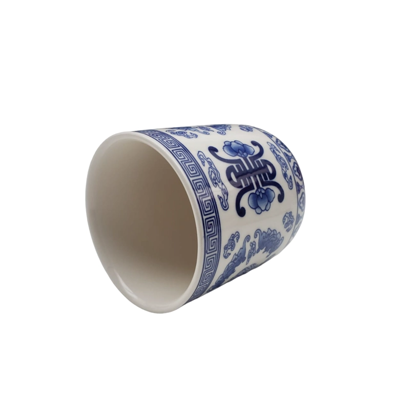 TAZA LOZA DISEÑO AZUL 125ML - 3