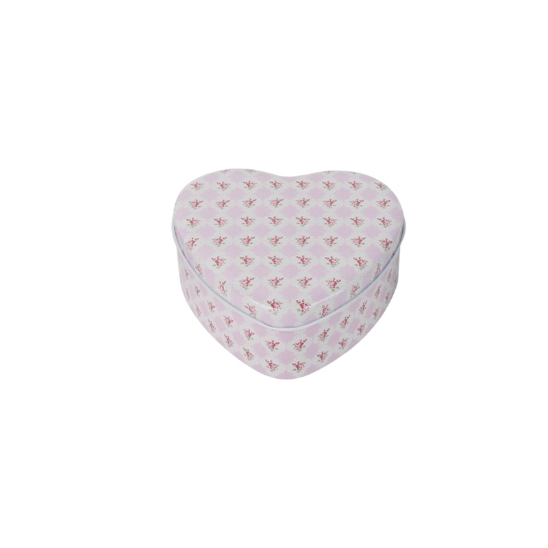 SET CAJAS DISEÑO CORAZON METAL 12X11X5CM (3U) - 2