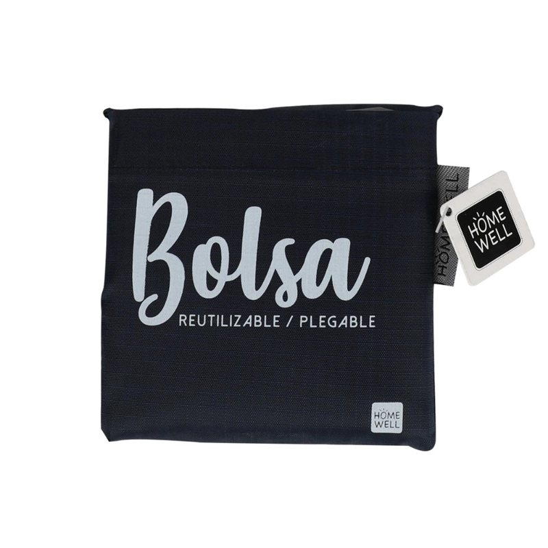 BOLSA PLEGABLE NEGRA - 1