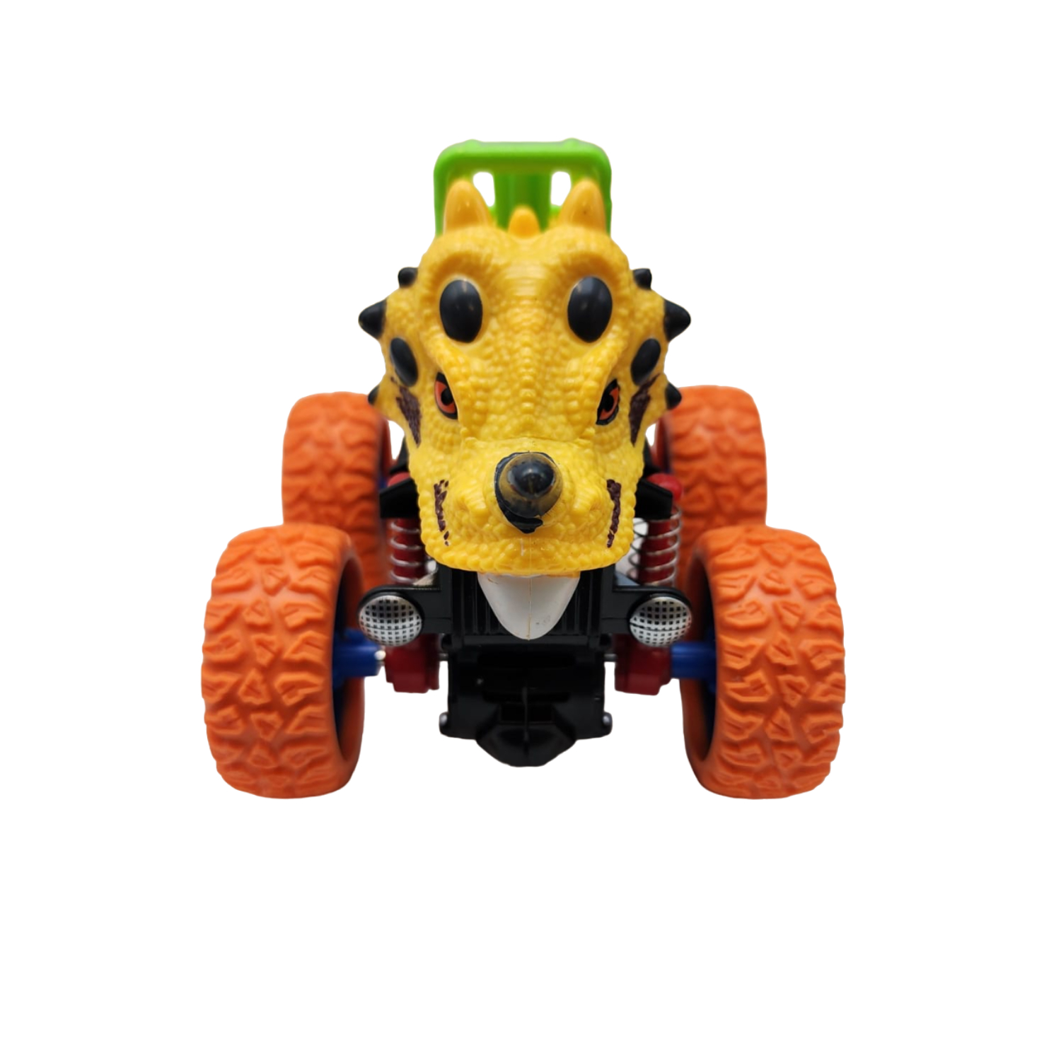 AUTO FRICCIÓN DINOSAURIO AMARILLO / VERDE - 2