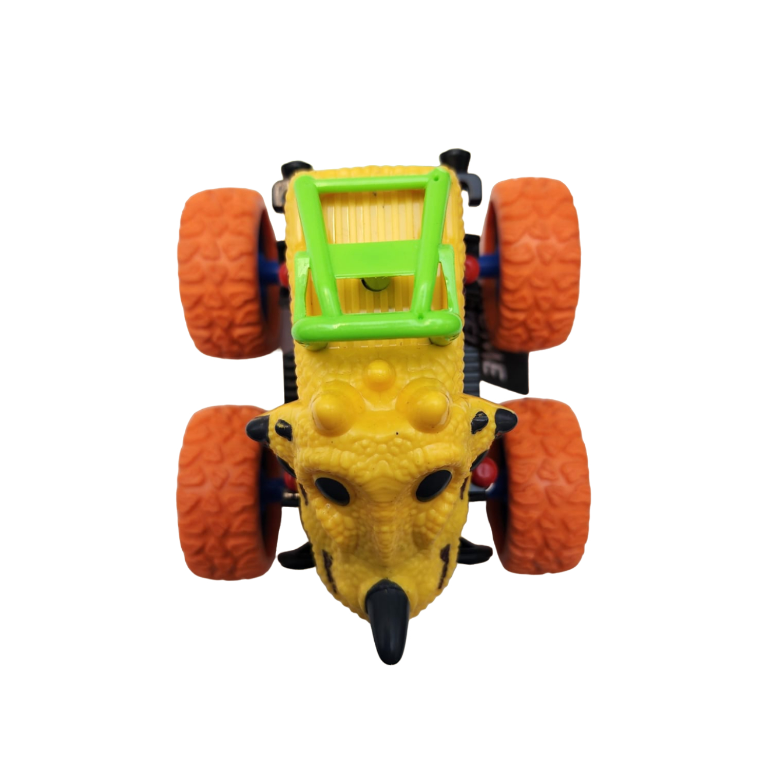 AUTO FRICCIÓN DINOSAURIO AMARILLO / VERDE - 3