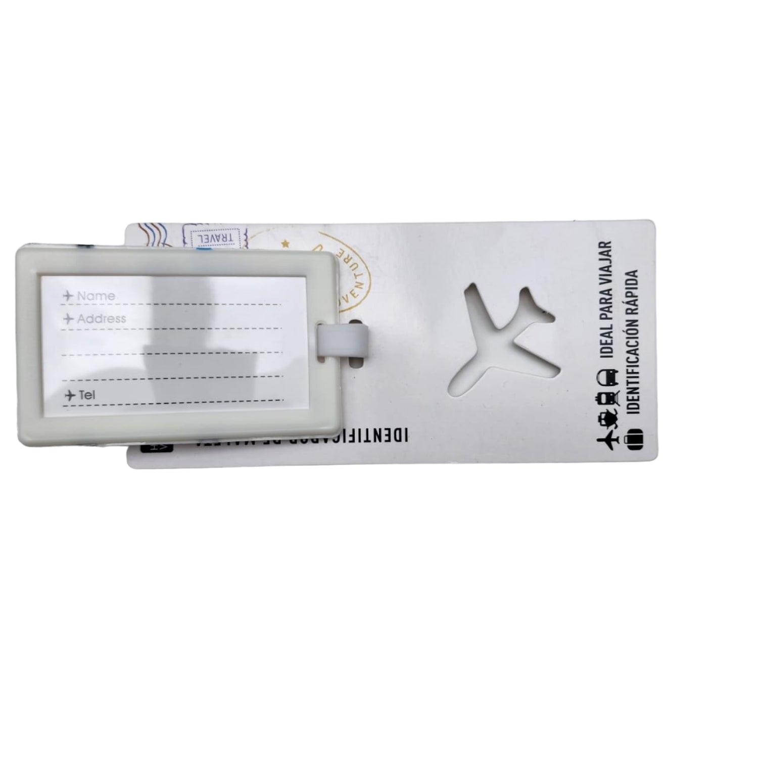 ETIQUETA HOMEWELL IDENTIFICADORA EQUIPAJE PLÁSTICO - 2