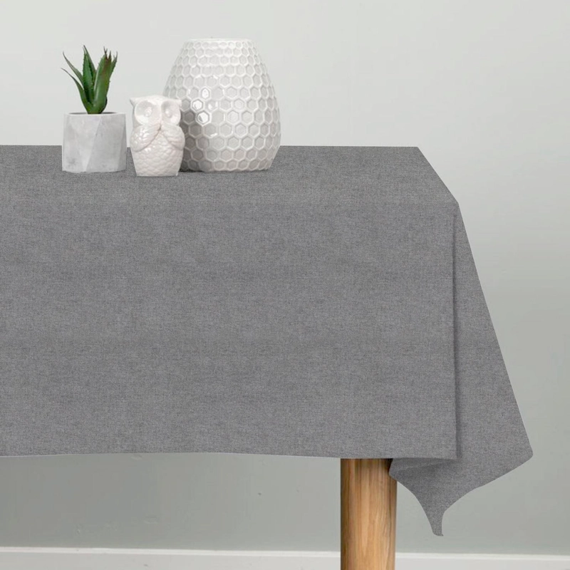 MANTEL DE ALGODON 160*160CM GRIS - 1