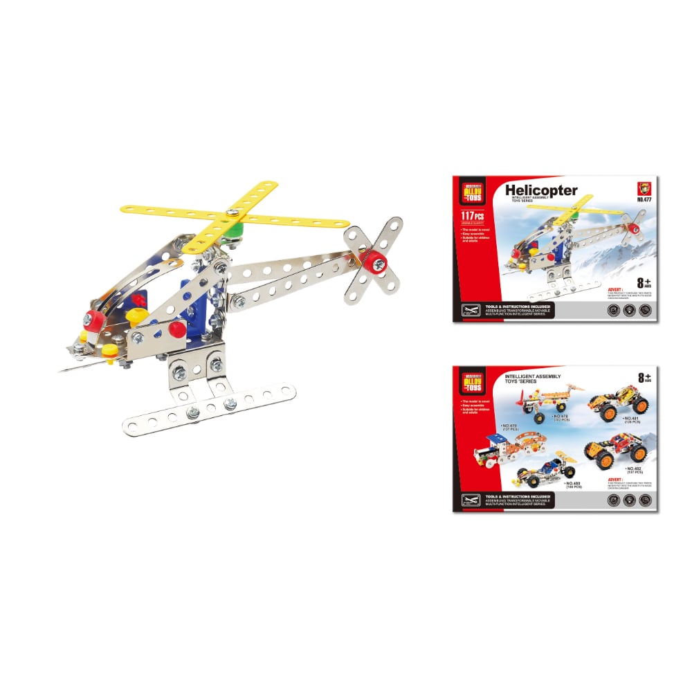 PUZZLE 3D HELICÓPTERO 17X7.5X7CM - 2