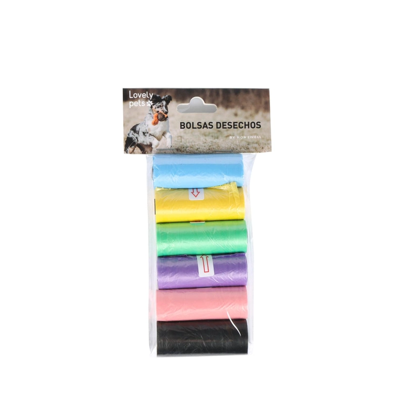 BOLSAS DESECHOS PERROS ÚNICO HOMEWELL (6U) - 1