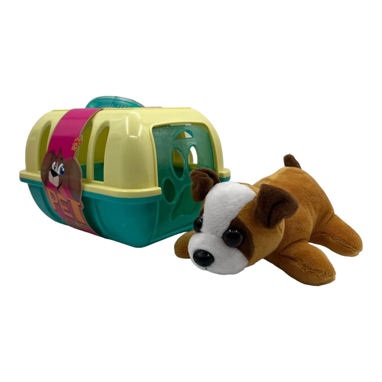 PELUCHE HOMEWELL CASA MASCOTAS PERRO CAFÉ - 1