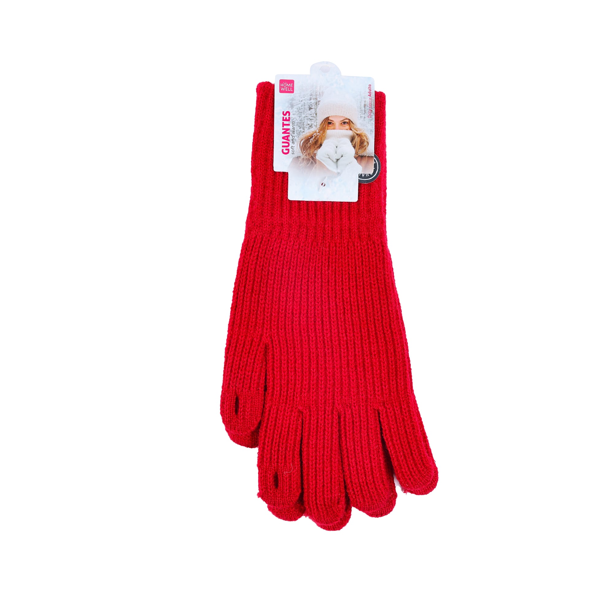 GUANTE ROJO PARA ADULTO 26,5CM - 1