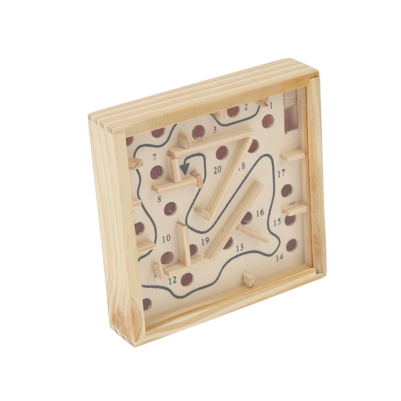 JUEGO DIDÁCTICO HOMEWELL MADERA 11X11X2 CM BLANCO - 2