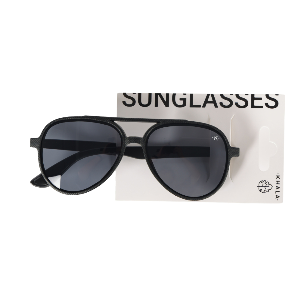 LENTES DE SOL AVIADOR MARCO GRUESO NEGRO UV400 - 2