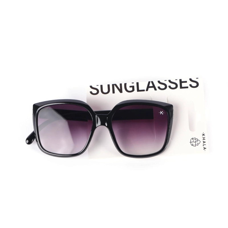 LENTES SOL HOMEWELL OVERSIZE MORADO NEGRO UV400 - 2