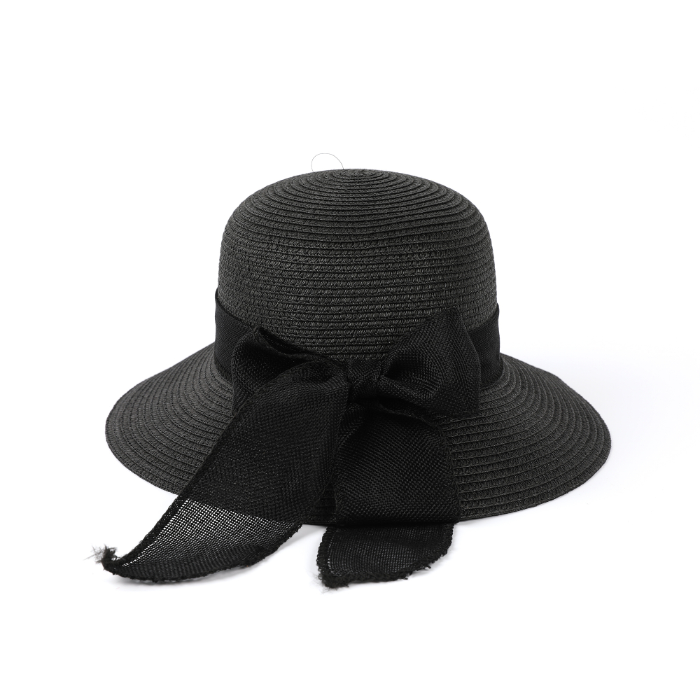 SOMBRERO NEGRO CINTA 32CM - 1