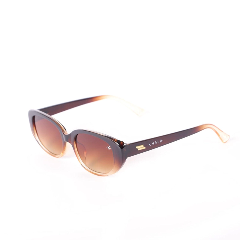 LENTES SOL HOMEWELL OVALADO CAFÉ UV400 - 1