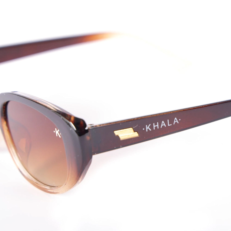 LENTES SOL HOMEWELL OVALADO CAFÉ UV400 - 2
