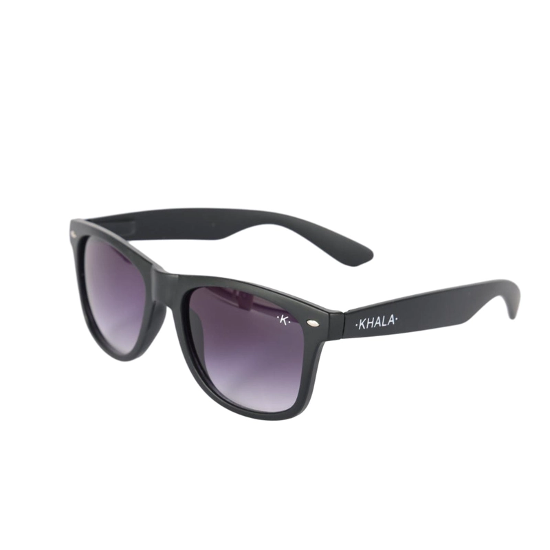 LENTES SOL HOMEWELL WAYFARER NEGRO TRANSPARENTE UV400 - 1