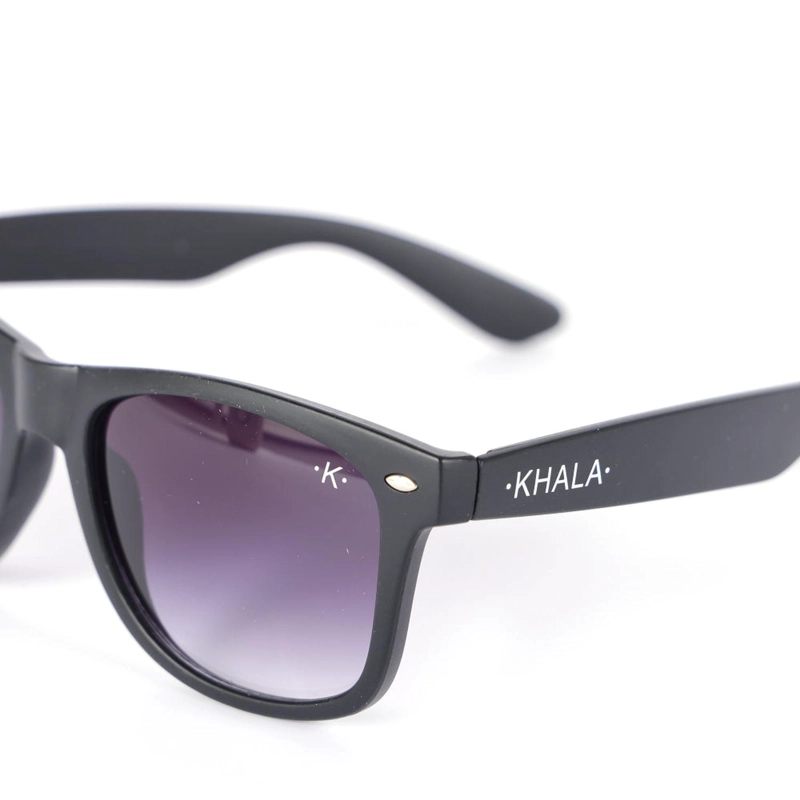 LENTES SOL HOMEWELL WAYFARER NEGRO TRANSPARENTE UV400 - 3