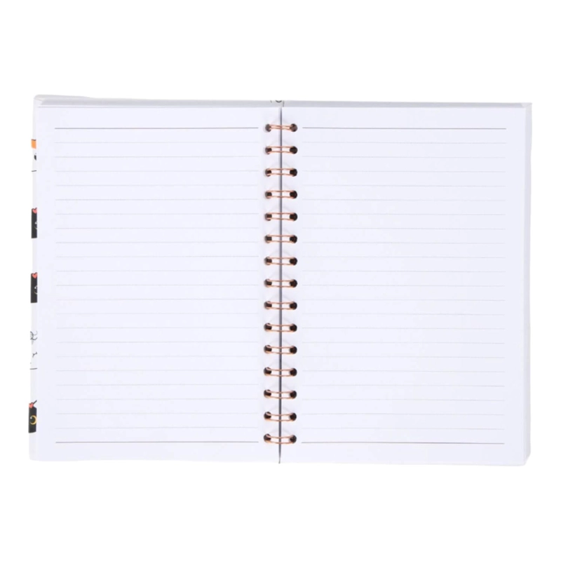 LIBRETA HOMEWELL NEGRO 14.5*21.5CM - 3