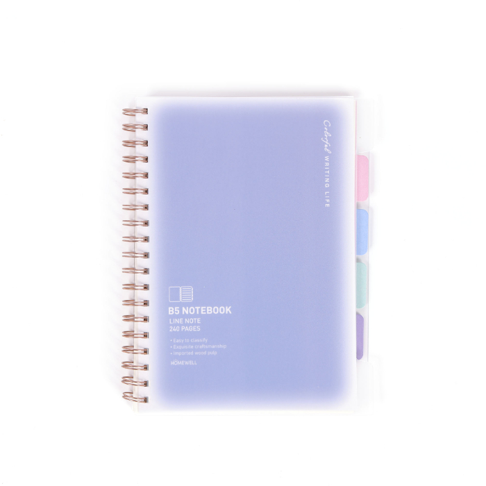 LIBRETA MORADA 17.3*25CM - 1