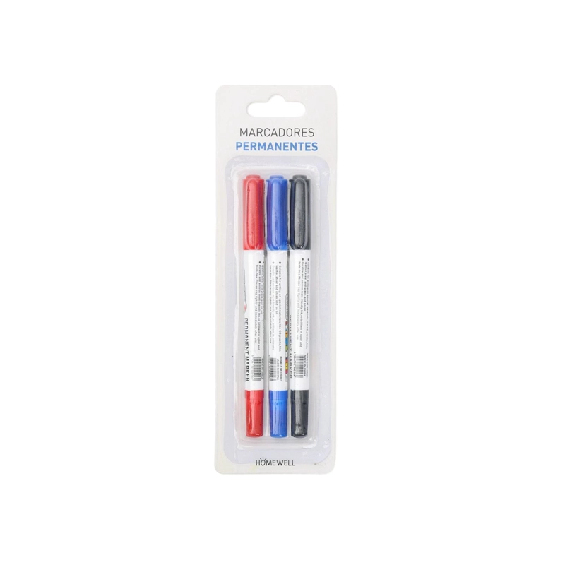 MARCADOR PUNTA FINA HOMEWELL 3PCS 13.7CM - 1