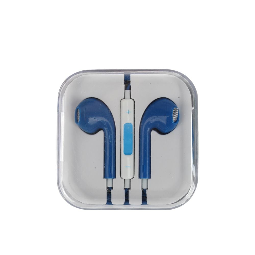 AUDIFONO CON CONTROL VOLUMEN AZUL - 1
