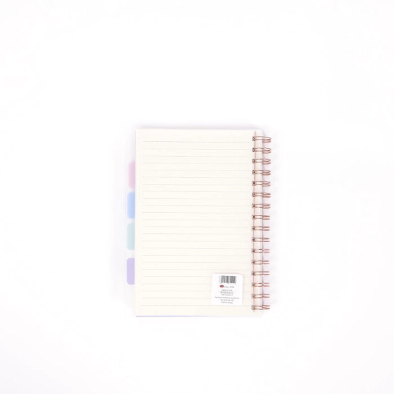 LIBRETA ESPIRAL MORADA - 3