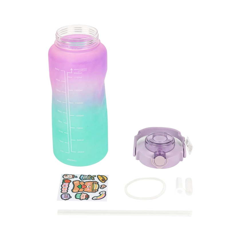 BOTELLA AGUA 2LTS MULTICOLOR - 3
