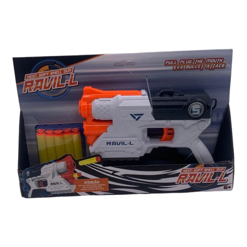PISTOLA DARDOS SOFT BLANCO - 2
