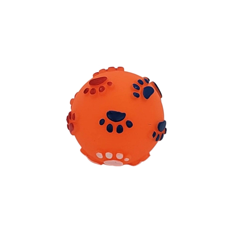 PELOTA PERROS HOMEWELL JUGUETE NARANJO - 1
