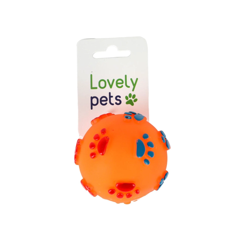 PELOTA PERROS HOMEWELL JUGUETE NARANJO - 3