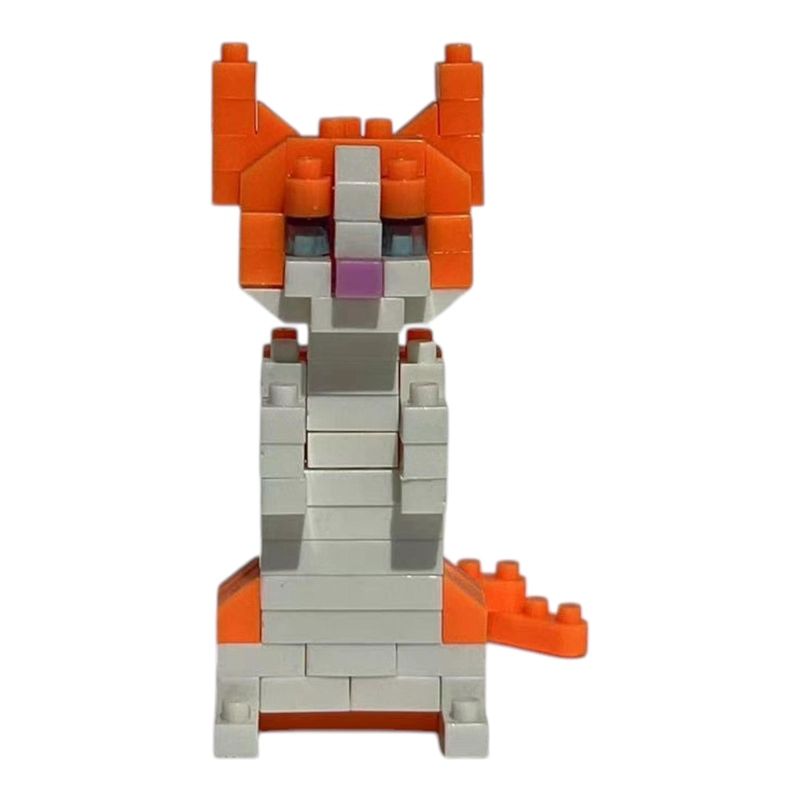 MINI BLOQUE ARMABLE GATITOS - 1