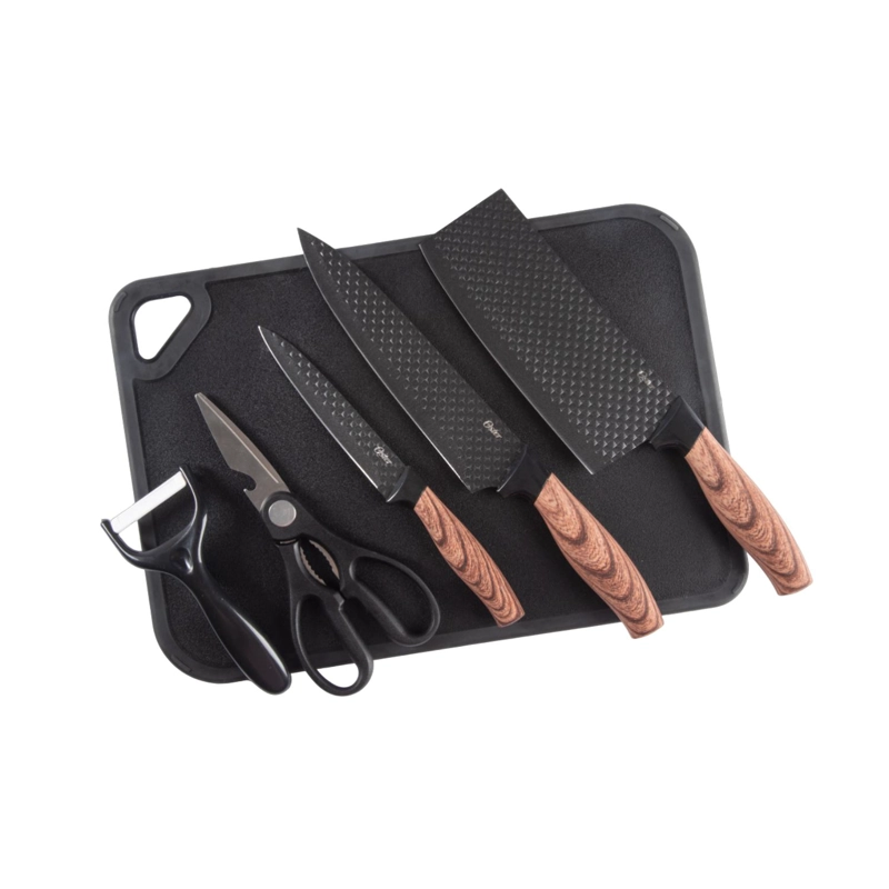 SET DE CUCHILLERIA CON TABLA DE PICAR - 1