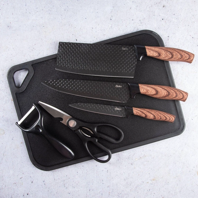 SET DE CUCHILLERIA CON TABLA DE PICAR - 4