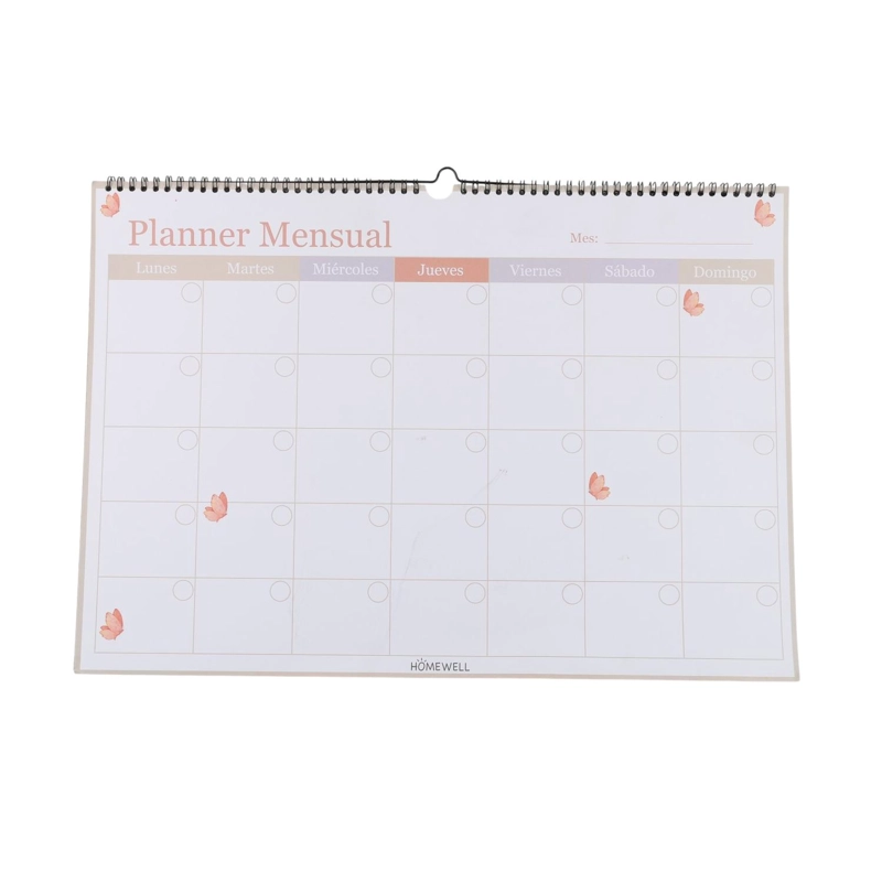 CALENDARIO MENSUAL COLOR ESPIRAL - 2