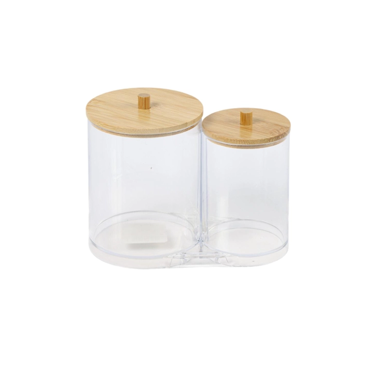 CONTENEDOR DOBLE TAPA BAMBU - 1